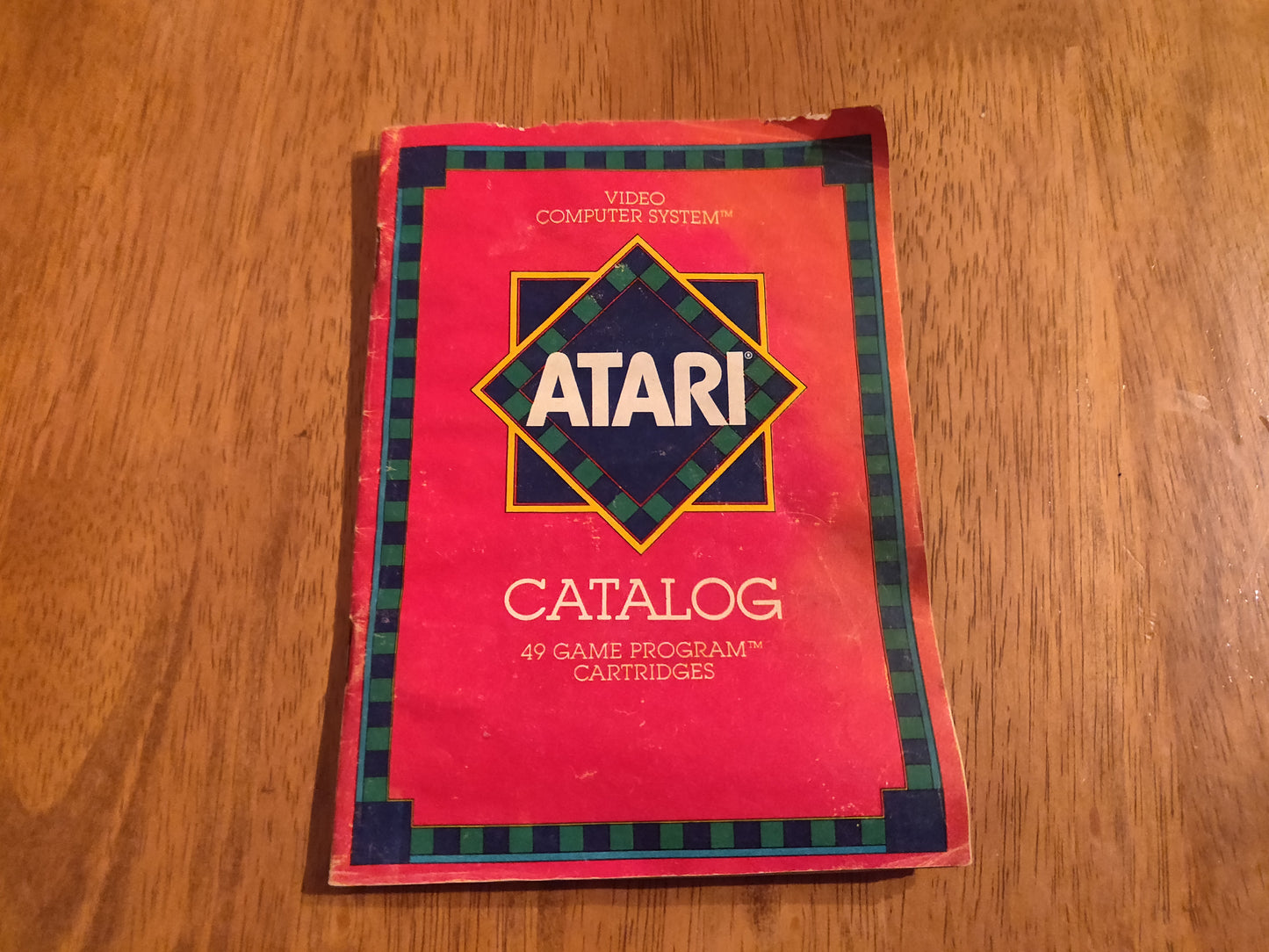 Atari Original 1982 Game Catalog that came with the 2600 VCS Game System
