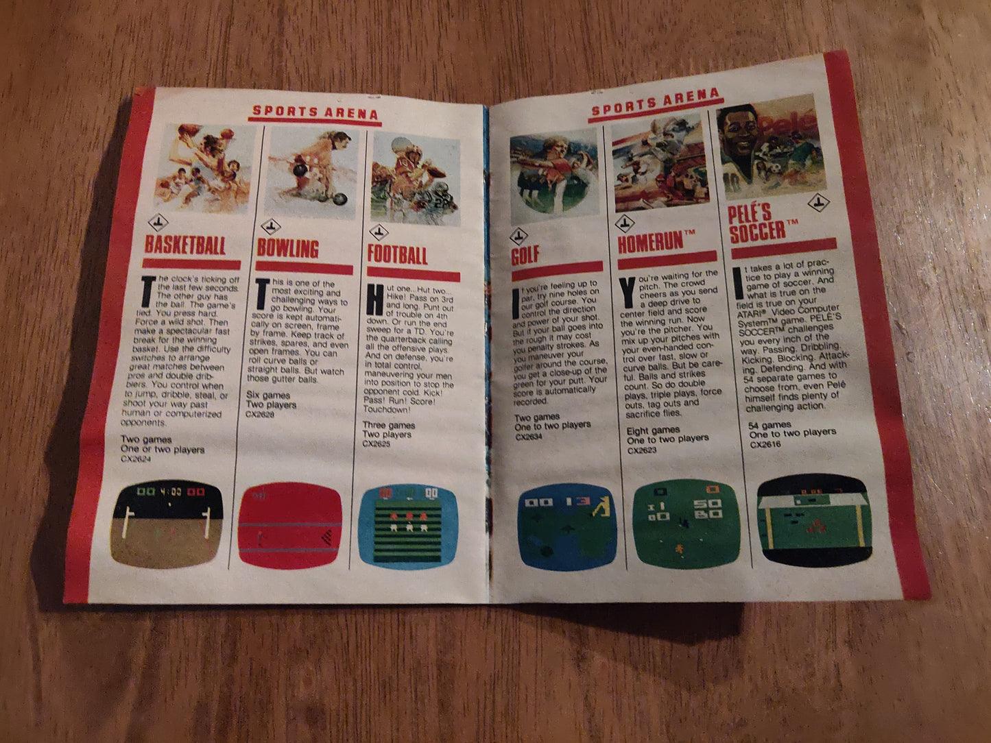Atari Original 1982 Game Catalog that came with the 2600 VCS Game System
