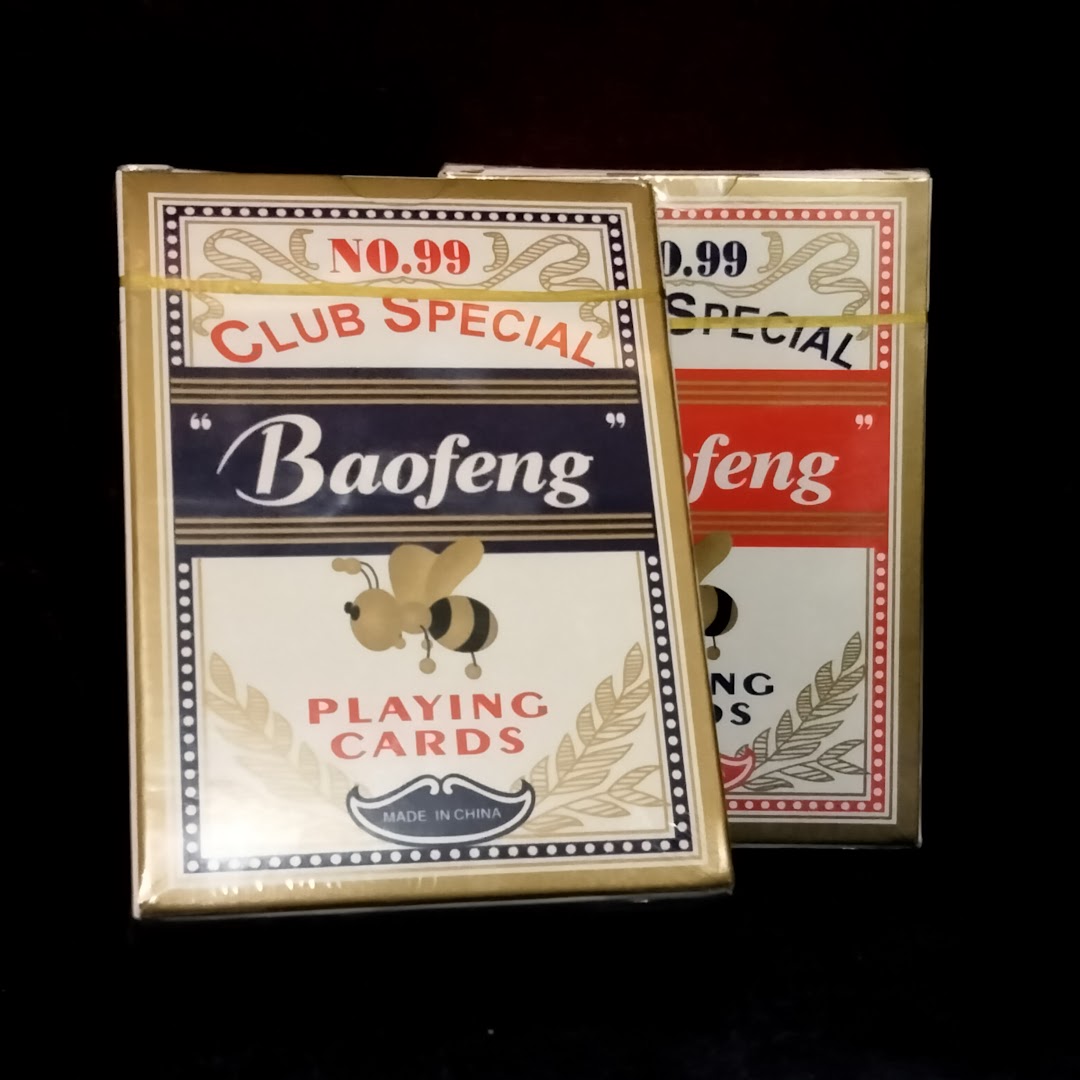 Baofeng Generic Playing Cards Red and Blue