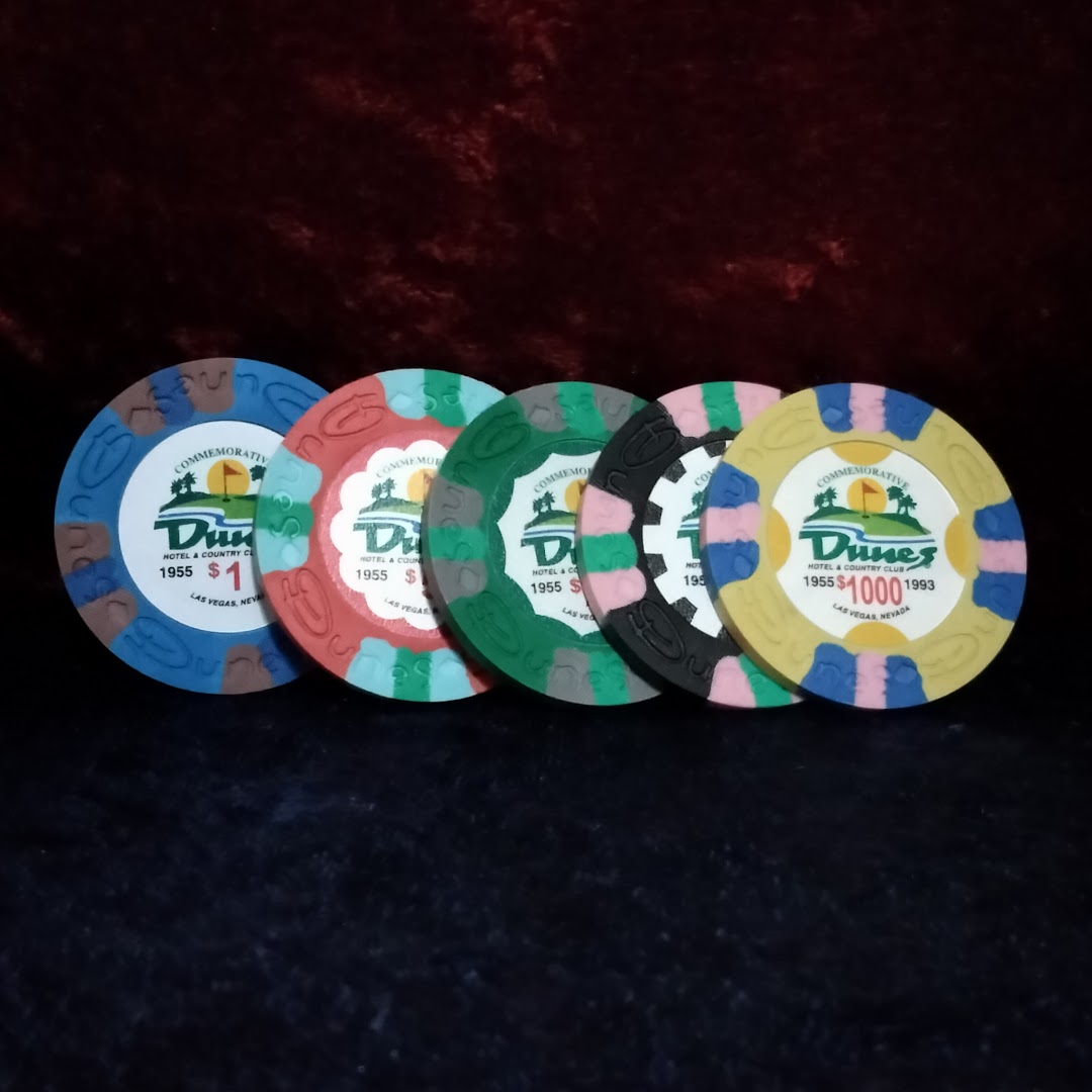 Dunes PUT IN DUNES NOT CORNER Collectible Replica Chips $1-$1000