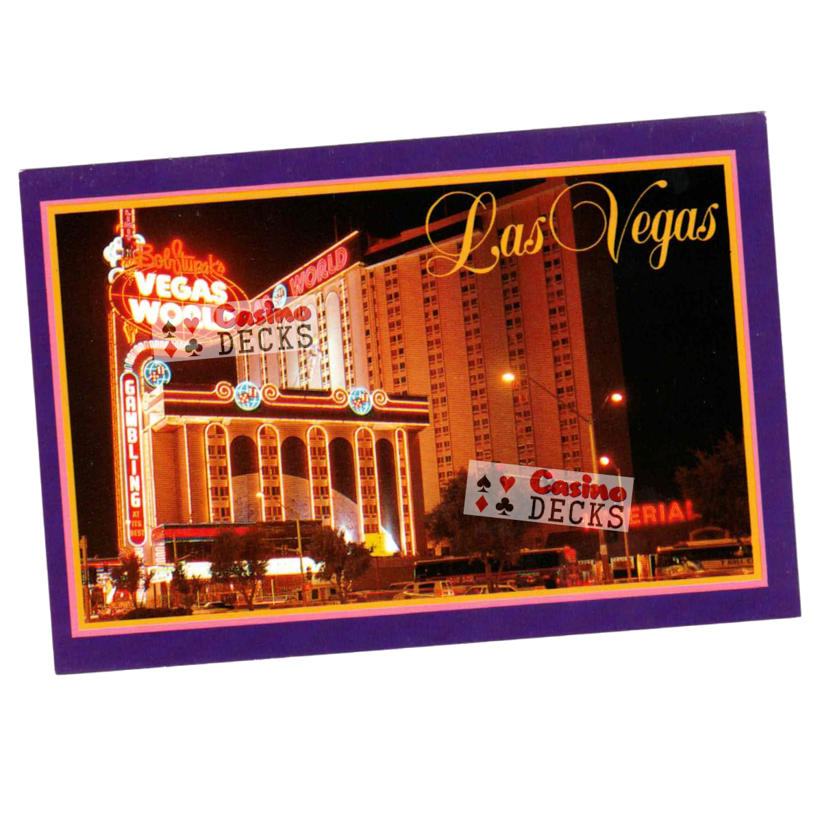 Vegas World Vintage Unused Postcard (c)1994