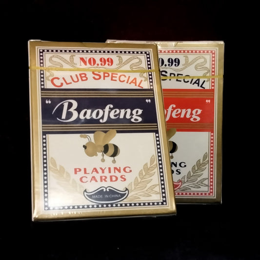 Baofeng Generic Playing Cards Red and Blue