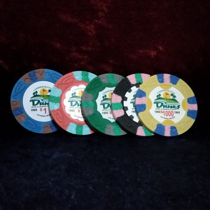 Dunes PUT IN DUNES NOT CORNER Collectible Replica Chips $1-$1000