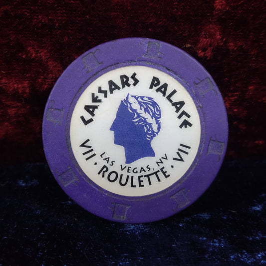 Caesars Palace 1997 Roulette Table VII Purple