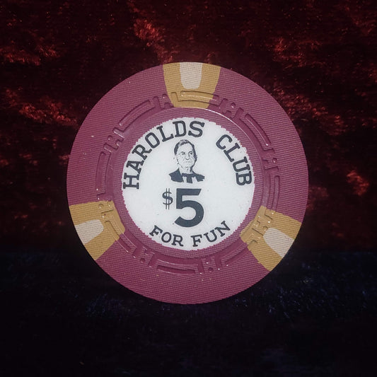 Harold's Reno $5 House Chip Ray Junior