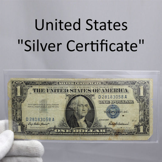 United States $1 Silver Certificate from 1957