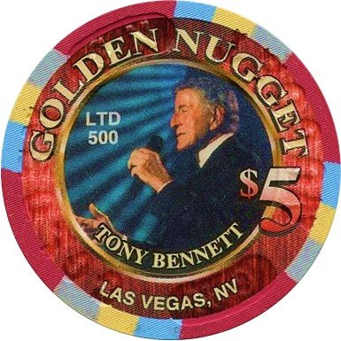 Golden Nugget 2004 Tony Bennett $5 House LE500